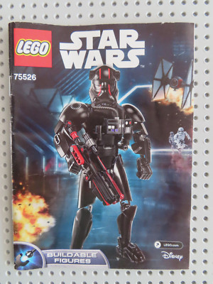 LEGO Star Wars 75526 - Elite TIE Fighter Pilot  kpl + Bauanleitung TOP
