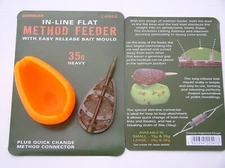 Drennan/ESP Method Feeder & Mould 25+35+45+56+70+85+100 grams + Spare Feeder