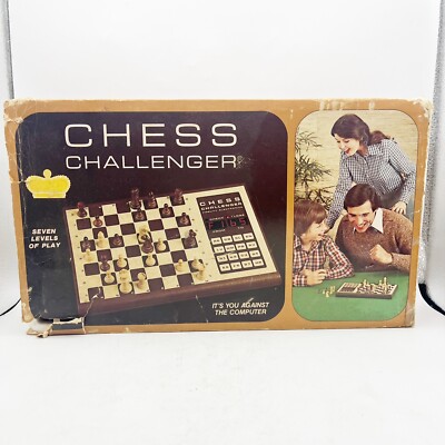 Vintage 1977 Chess Challenger By Fidelity Electronics 7 Levels Of Play Tested