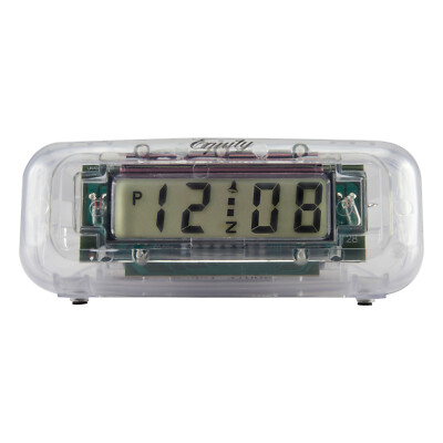 31008 Equity by La Crosse Clear Digital Alarm Clock with 0.6'' LCD Display