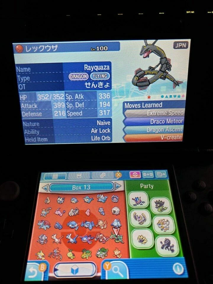 Pokemon Luna Auténtico | Todos 802 Pokémon Brillantes + Artículos Max | Nintendo 3DS Sun Foto 4 de 4