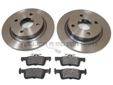 Rear 2 Brake Discs And Pads For Ford Fiesta MK8 1.0T ST-Line 2018-2023