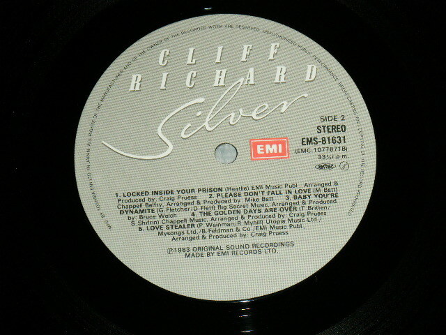 洋楽 LP Cliff Richard Silver EMS-81631 y161 CLIFF RICHARD Japan 1983 EMS-81631 NM LP+Obi SILVER | eBay