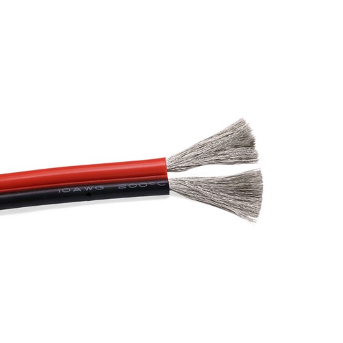 Twin 2-Core Flexible Silicone Cable 8/10/12/14/16/18/20/24/26AWG Wire Red-Black - Picture 5 of 7