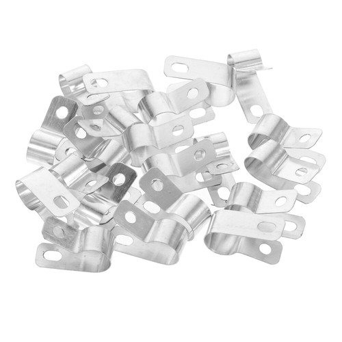 20 Pcs R-shaped Wire Clip Rope Light Clips for outside Cord Management - Photo 11/12