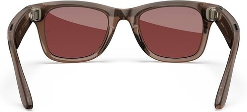Ray-Ban Meta Wayfarer, Warm Stone / Transitions Watermelon Red * 2024 new color - Picture 5 of 10