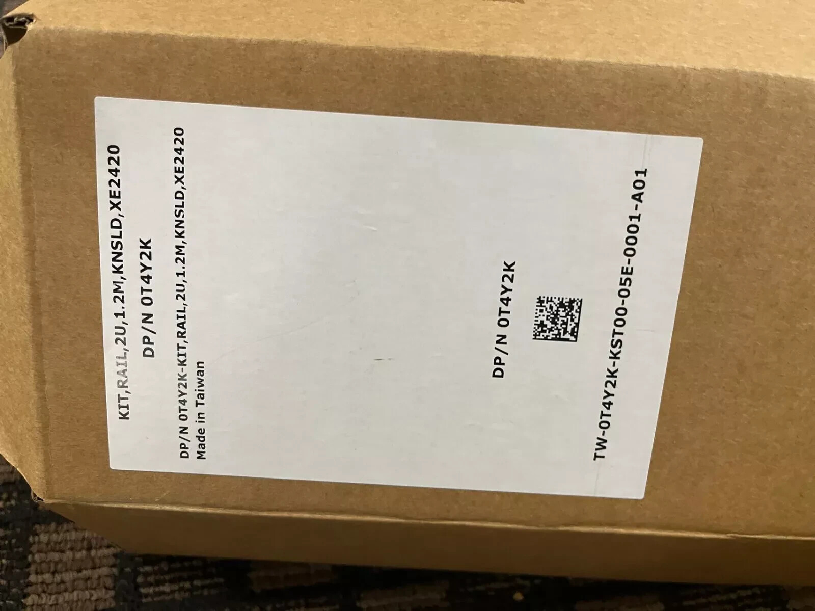 DELL T4Y2K Poweredge Xe2420 new Factory Sealed 2U Server Rail Kit