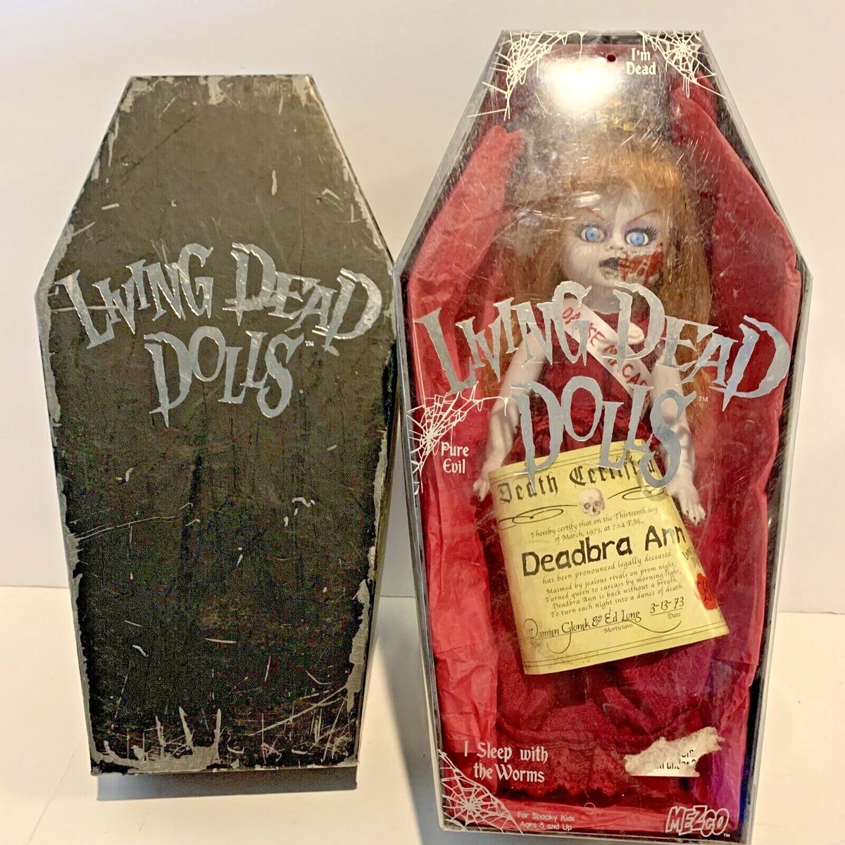 New In Box Sealed Living Dead Dolls Deadbra Ann Series 2 Zombie