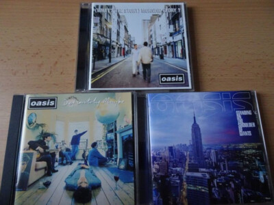 3 CD Set Oasis: Morning Glory + Definitely Maybe + Standing on the shoulder of G