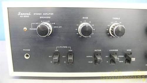 Amplificador integrado Sansui AU-6500 negro usado - Imagen 2 de 13