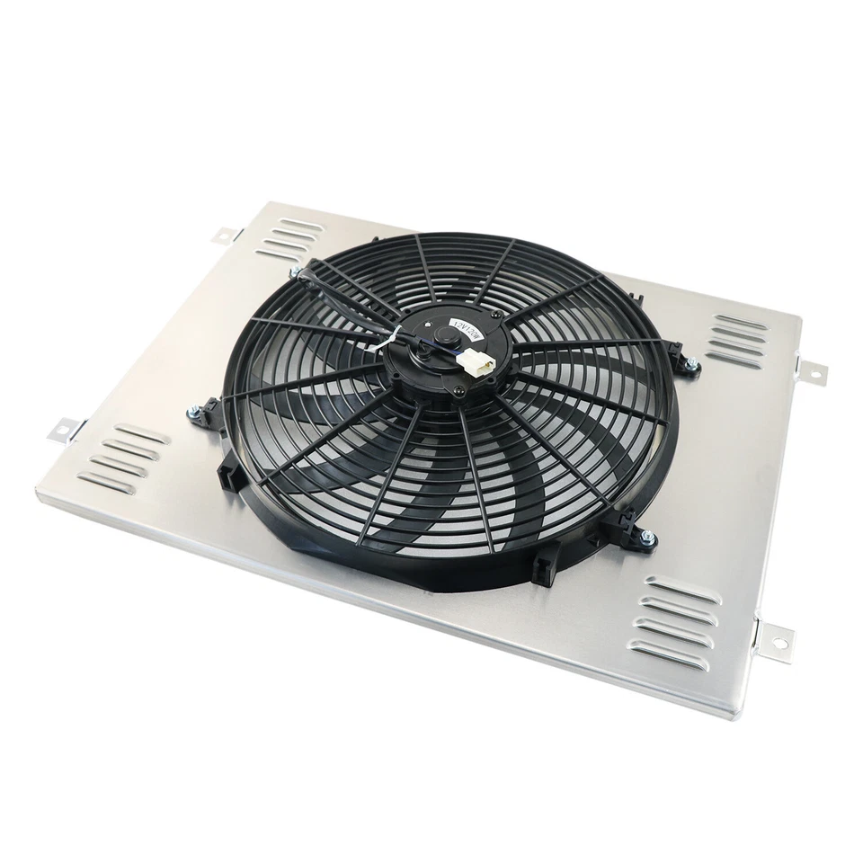 Aluminum Radiator Shroud+Fan+Relay fit 1979-93 Dodge D150 D250 D350 W150 W250 Foto 4 de 4