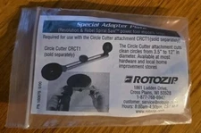 RotoZip Special Adapter Plate For Use With CRCT1 Circle Cutter Attachment - NEW