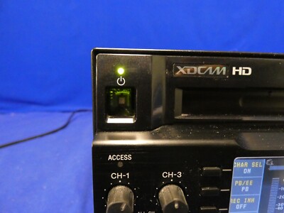 Sony PDW-HD1500 XDCAM HD Half Rack Recorder w/ 892 Laser Hrs, read