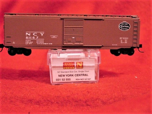 MTL 031 52 550 NEW YORK CENTRAL 50' Box Car (LEER DATOS) #81167 'NUEVO' ESCALA N | Zustand: New
