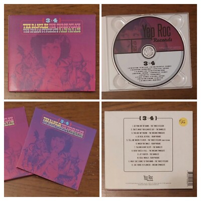 3 X 4 BANGLES/THREE O'CLOCK/DREAM SYNDICATE/RAIN PARADE. Paisley Underground