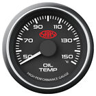 <!--F#f_0-->SAAS Performance Engine Oil Temp 52mm Analog Gauge Black Face 4 Colour Lighting <!--F/-->