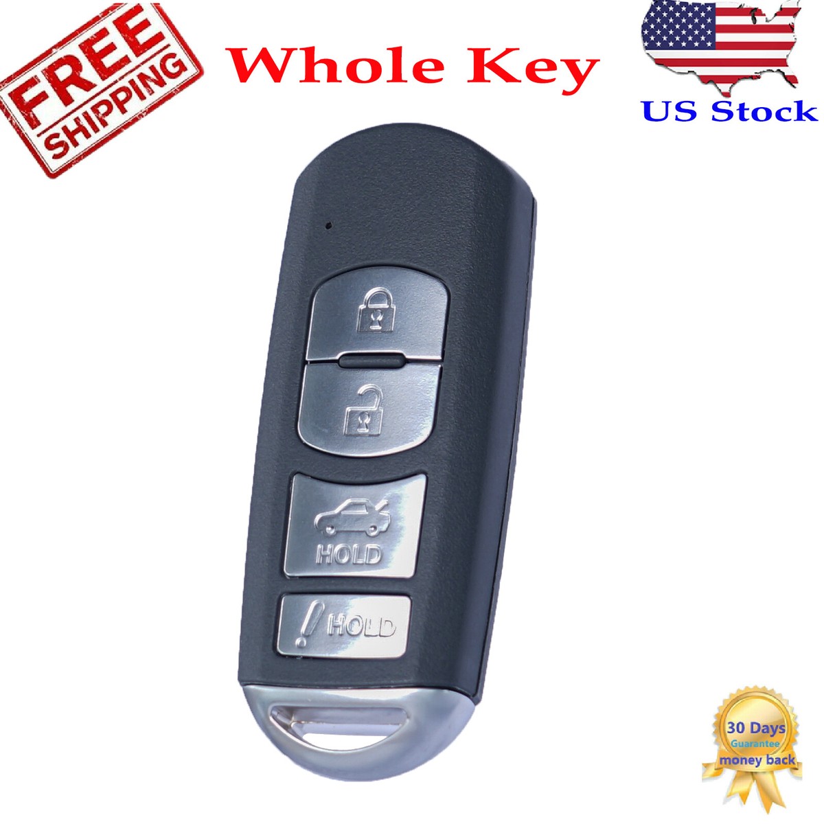 For 2014 2015 2016 2017 2018 Mazda 3 Sedan Smart Remote Car Key