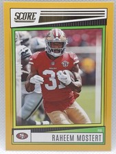 2022 Score Gold Raheem Mostert #168