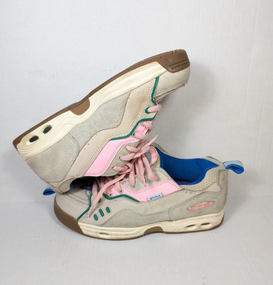 Zapatos de skate Globe vintage para mujer 9,5 CT-IV clásicos plateados abedul rosa goma para hombre 8 Foto 4 de 4