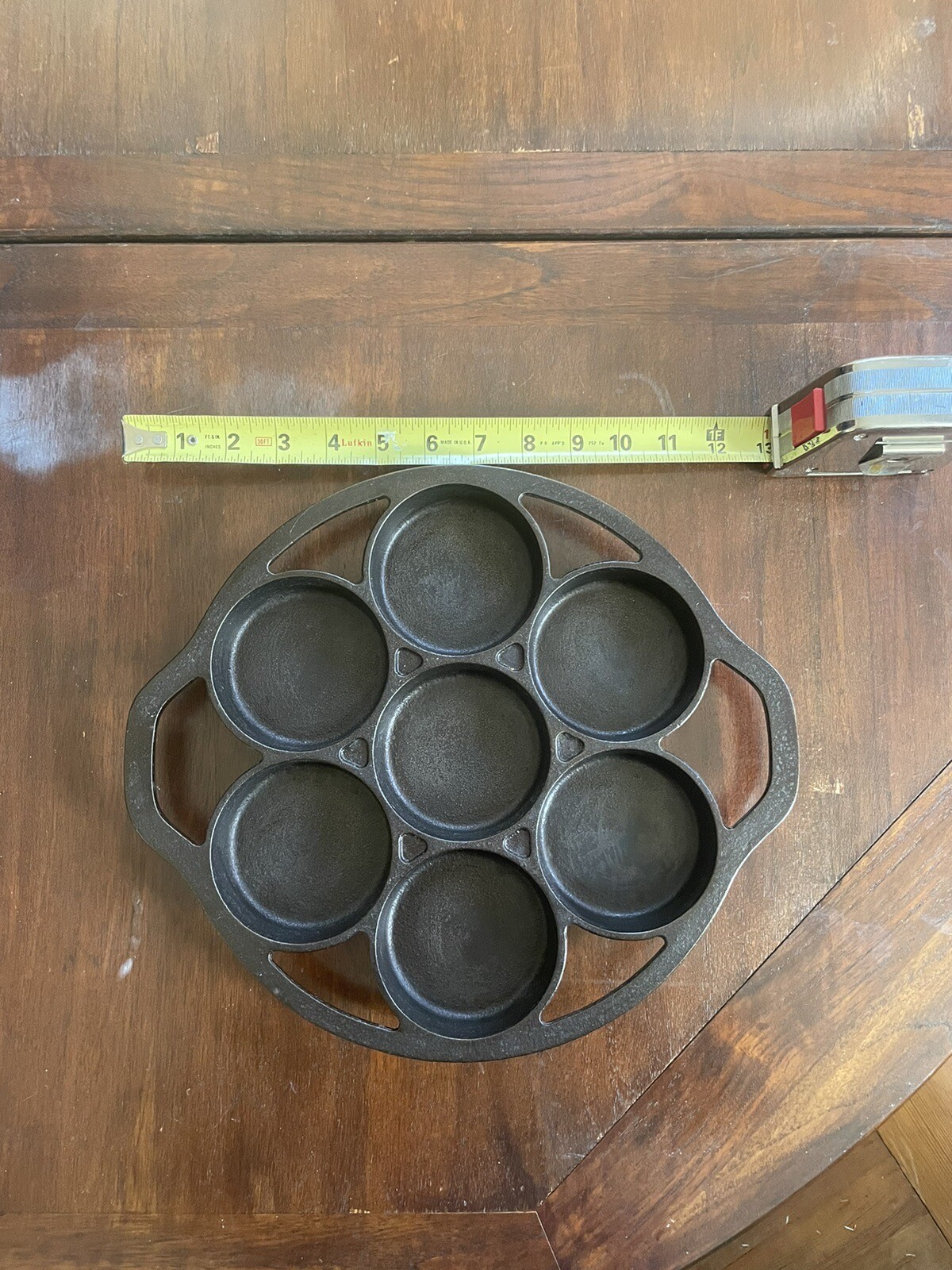 lodge cast iron mini cake/yorkshire pudding pan eBay