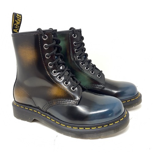 Botas con cordones Dr Martens 1460 de cuero cepillado multicolor nuevas sin etiquetas. - Imagen 14 de 17
