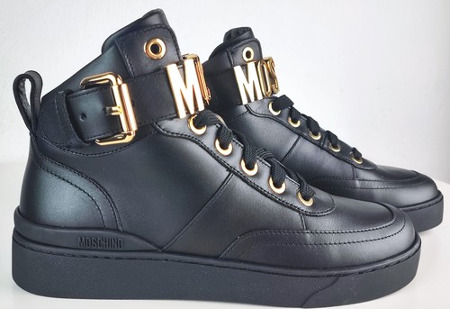 MOSCHINO Knöchel-Sneaker Damen Schuhe High-Top Sneaker Sportschuhe Gr.37 NEU - Bild 8 von 16