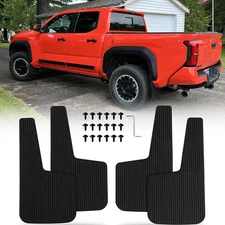 For Toyota Tacoma Tundra Wide Rally Mud Flaps Splash Guard Fender Flares Rubber