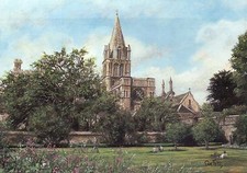 Christ Church Cathedral, Oxford University England - United Kingdom Art Postcard