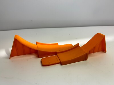 EUC VINTAGE Mattel Hot Wheels Redline Era Track Loop Base Orange #6201-031 USA