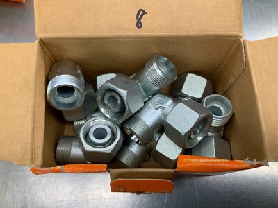 (8) Hansa Flex XVEWO NW 13HS Connector stud 90° Fitting  DKOS16  M24 x 1.5, 16mm