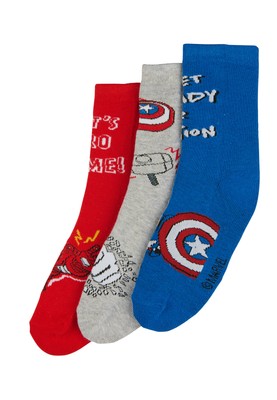 Avengers Iron Man Captain America Jungen Kinder Socken 3 Paar