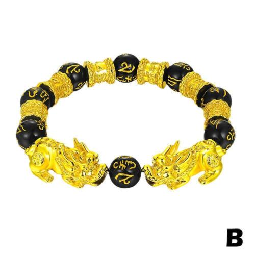Men's Fortune Gold Six Characters Mantra Fashion Domineering New U5 - Picture 15 of 15