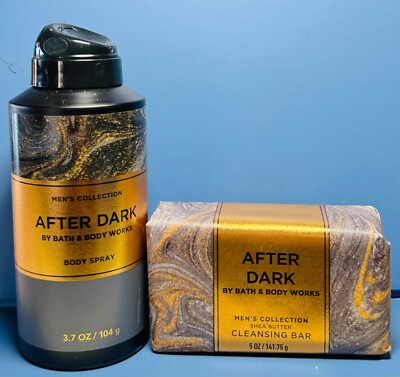 *NEW* MEN'S ~ AFTER DARK ~ 2PC GIFT SET ~ Bath & Body Works ~ SHIPS FREE!