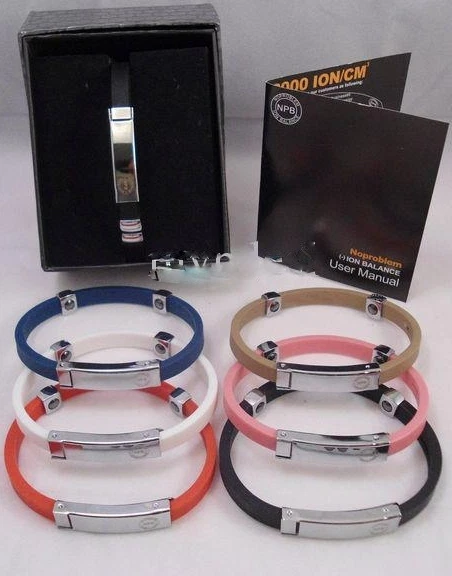 NO PROBLEM ION BALANCE Power Titanium Ionic Magnetic Bracelets. New 16-24 cm