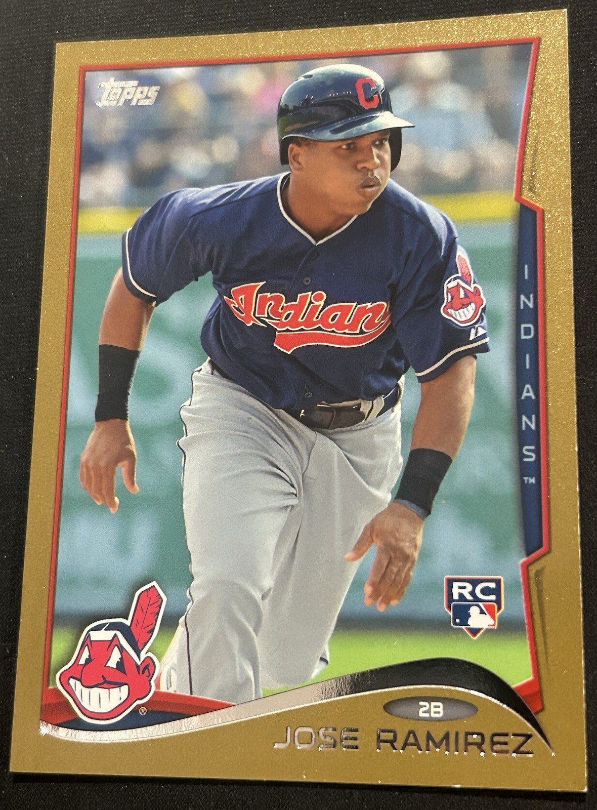 Jose Ramirez 2014 Topps Gold Rookie 1951/2014 Cleveland Indians #424 Baseball