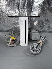 Nintendo Wii Console RVL-001 White Sensor Bar AV Cable Power Supply System