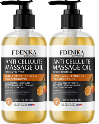 Anti Cellulite Massage Oil for Massage Therapy with Grapeseed Oil, Retinol & Ste