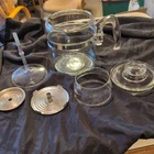 Vintage Pyrex Glass Percolator Coffee Pot 7756B 6 Cup Complete, very clean