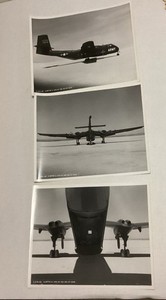 Three (3) United States Edwards Air Force Base Airplane Photos Caribou 57-3079