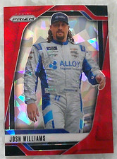 Josh Williams 2025 Prizm Racing Red  Ice Prizm Parallel Base #16