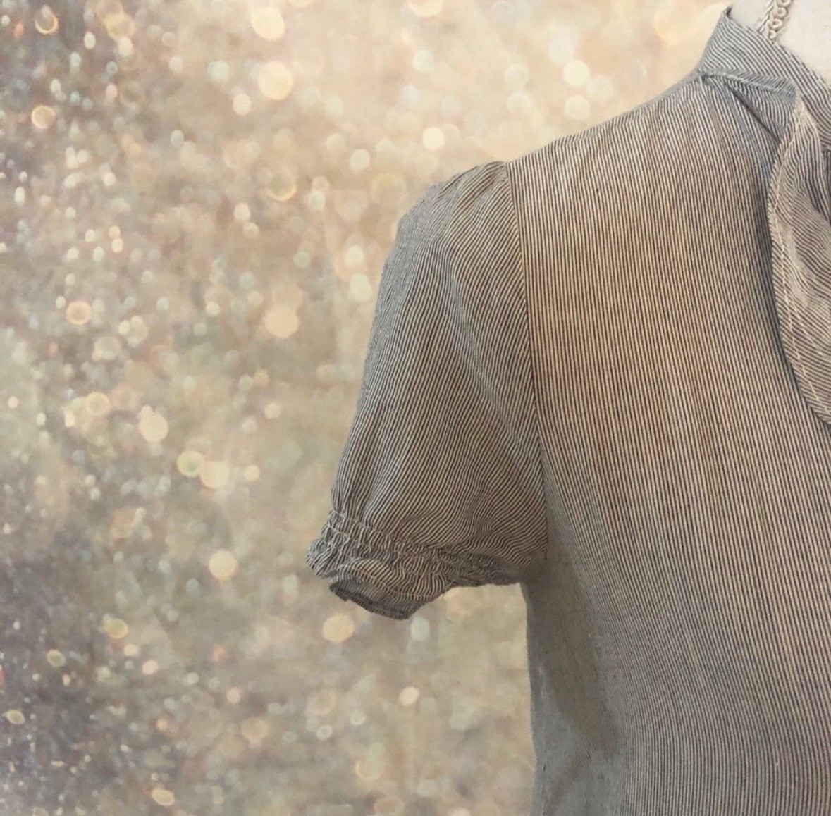 Zara basic top • button down • ruffled front • ca… - image 2