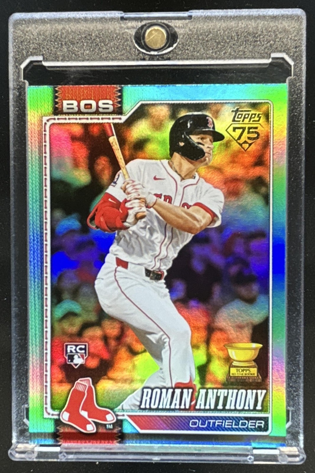 2026 Topps Roman Anthony RC Aqua Rainbow Foil Rookie #189 Red Sox