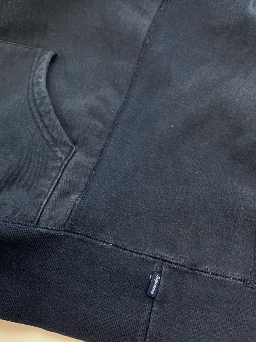 Felpa Supreme con cappuccio L cotone nuova tinta unita