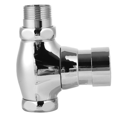 Urinal Flush Valve Brass Hand Pressing Delay Self Closing Bathroom Flushing SET