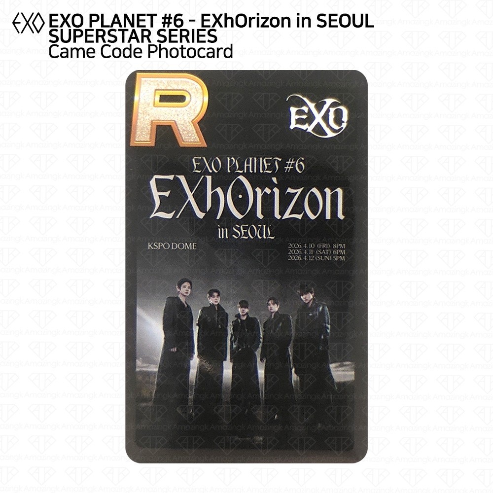 EXO Planet #6 EXhOrizon in Seoul SUPERSTAR Photocard | eBay