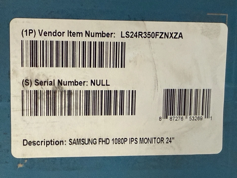 Samsung LS24R350FZNXZA 24 inch LED Monitor Full HD 75HZ Certified RF Free Ship - Image 2 of 4
