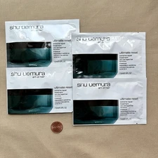 4x Shu Uemura Ultimate Reset Extreme Repair Treatment Masque 0.5oz/15ml Sample