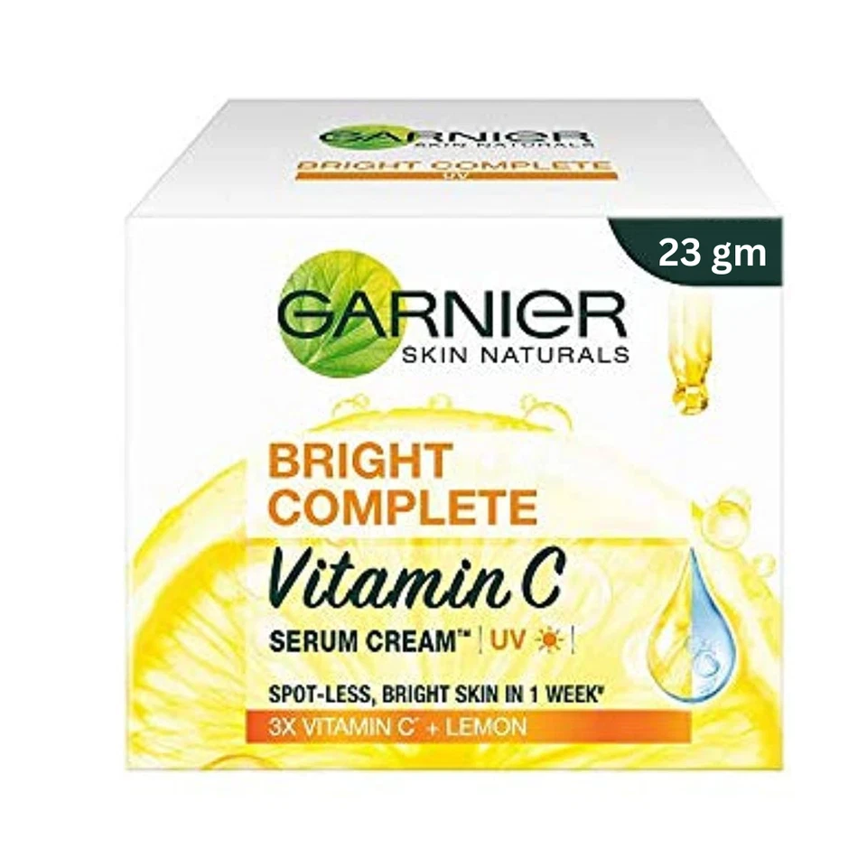 Garnier Bright complete vitamin C serum cream Suitable For all Skin Types - 23g - Image 4 of 4