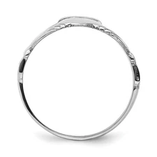 14k Gold Polished Claddagh Ring R867