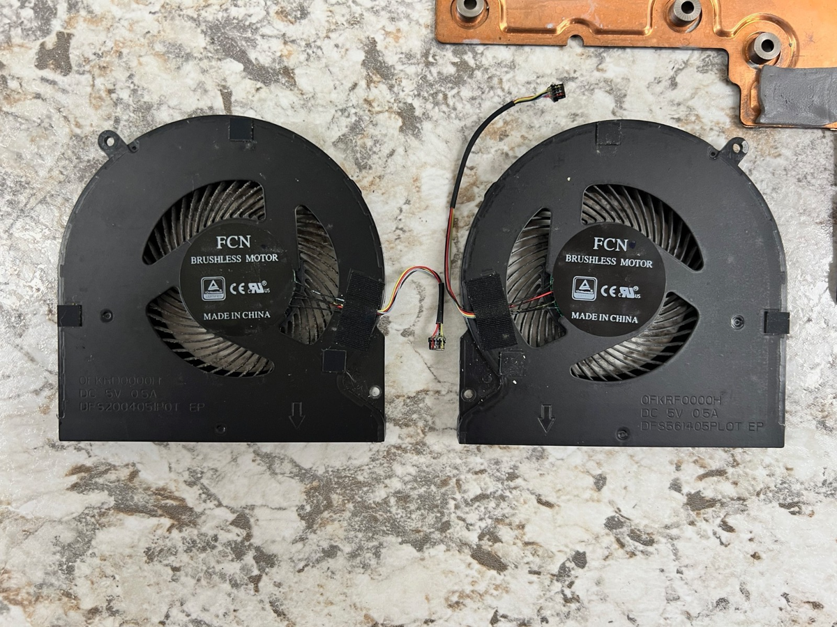 Razer Blade 15 RZ09-02386 CPU/GPU Cooler Heatsink with Fans and